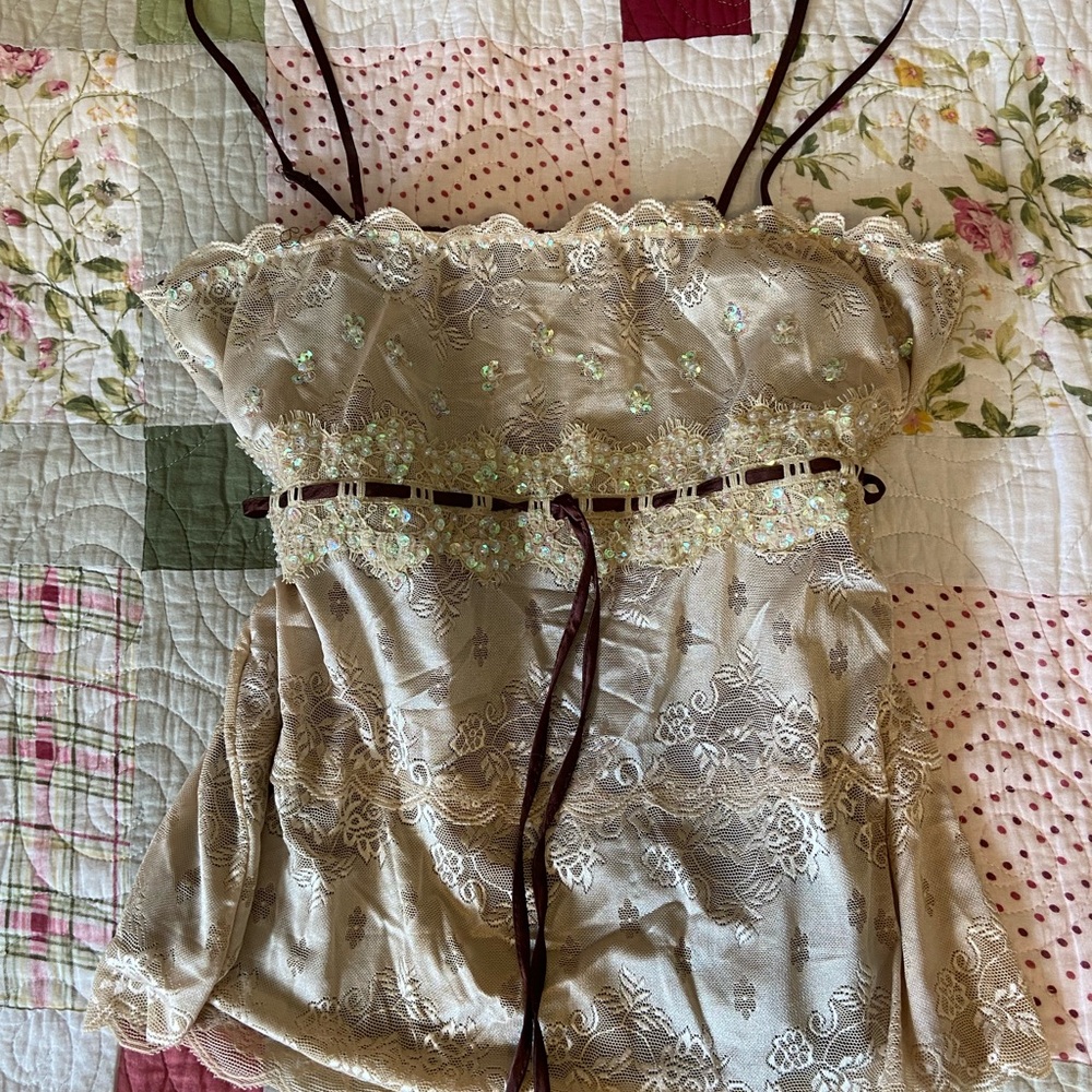 Fairy beaded tank top